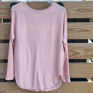 lululemon athletica Pink Long Sleeve Tee